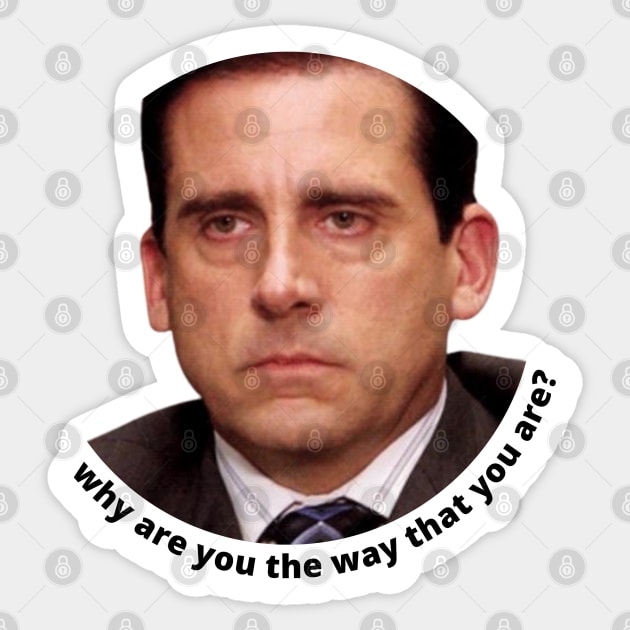 Micheal Scott Sticker by Kamaloca